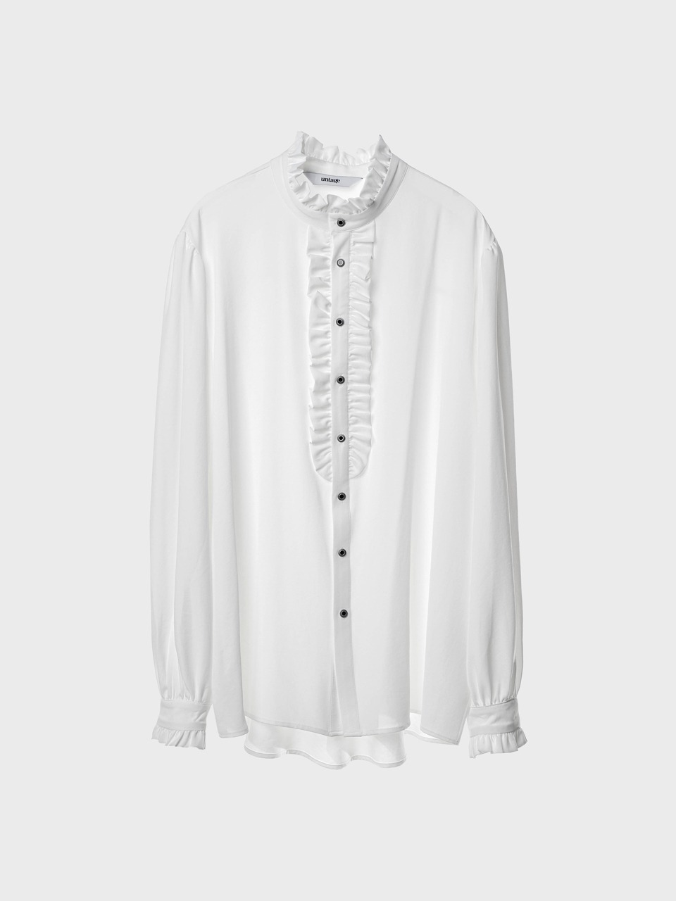 Victorian Ruffle Blouse for man (white)-일시품절(1월27일재입고예정)