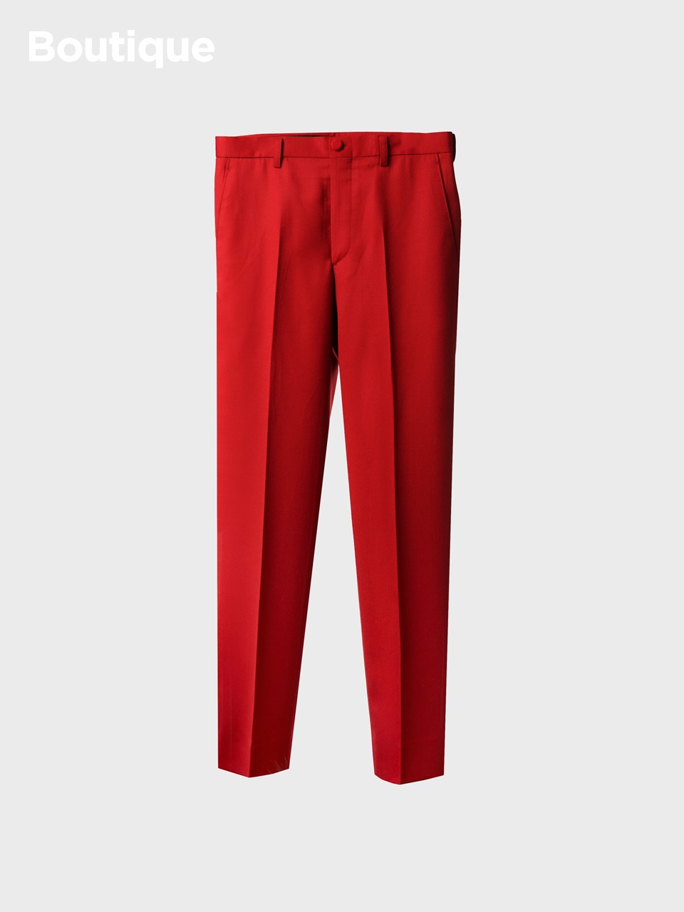 Wool-Twill Trousers (red)