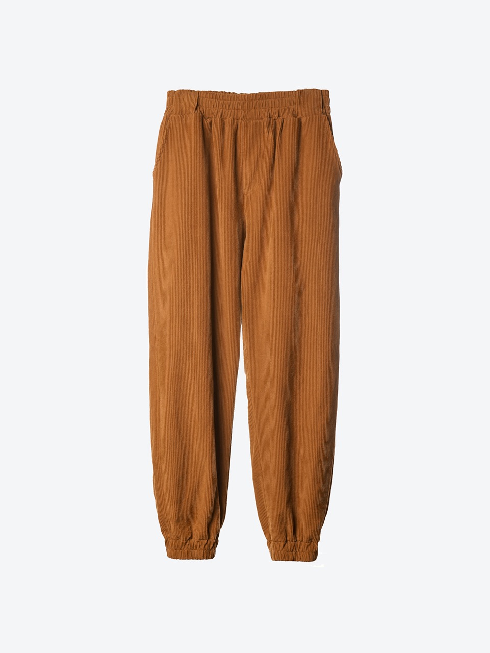 Cotton-Corduroy Track Pants (brown)