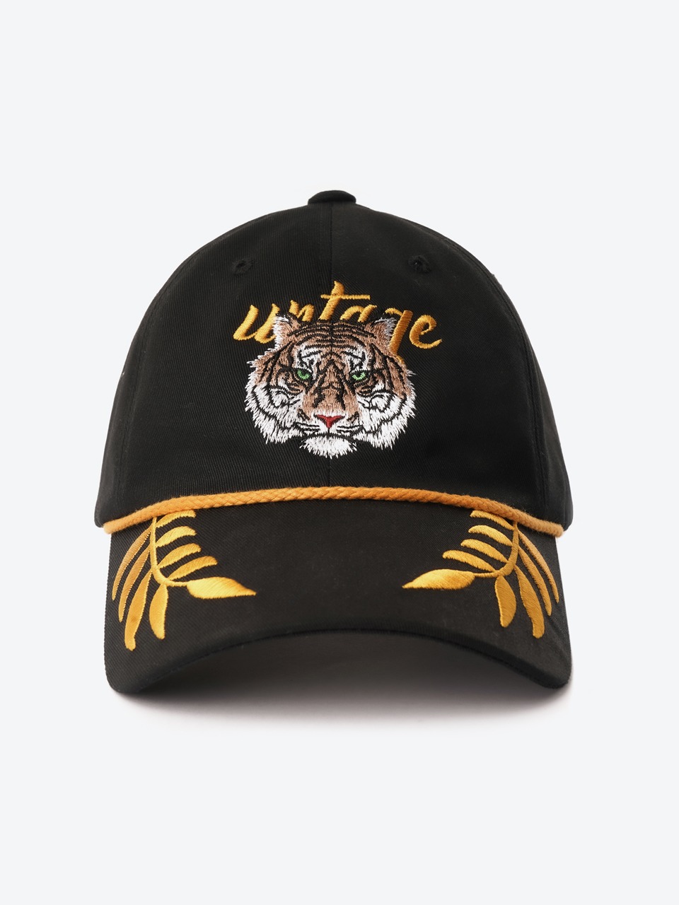 Tiger-Embroidered Apollo Cap